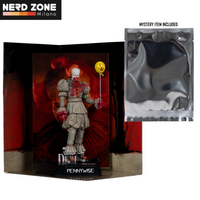PRE ORDINE - McFARLANE TOYS 2025 - Movie Maniacs 6inch Posed Welcome To Derry Wv2 Pennywise Bloody