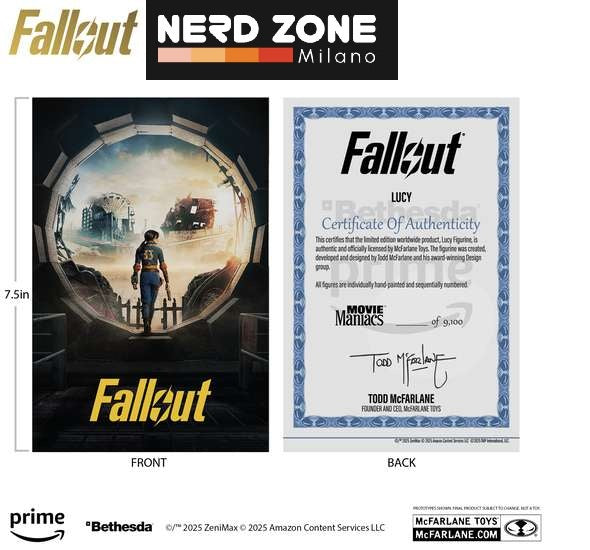 McFARLANE TOYS 2025 - Movie Maniacs Fallout Wave 3 Assortment set (6)