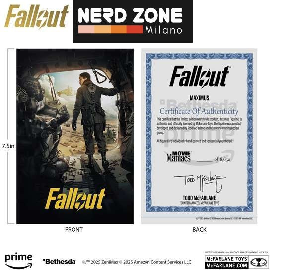 McFARLANE TOYS 2025 - Movie Maniacs Fallout Wave 3 Assortment set (6)