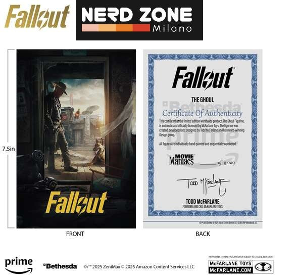 McFARLANE TOYS 2025 - Movie Maniacs Fallout Wave 3 Assortment set (6)