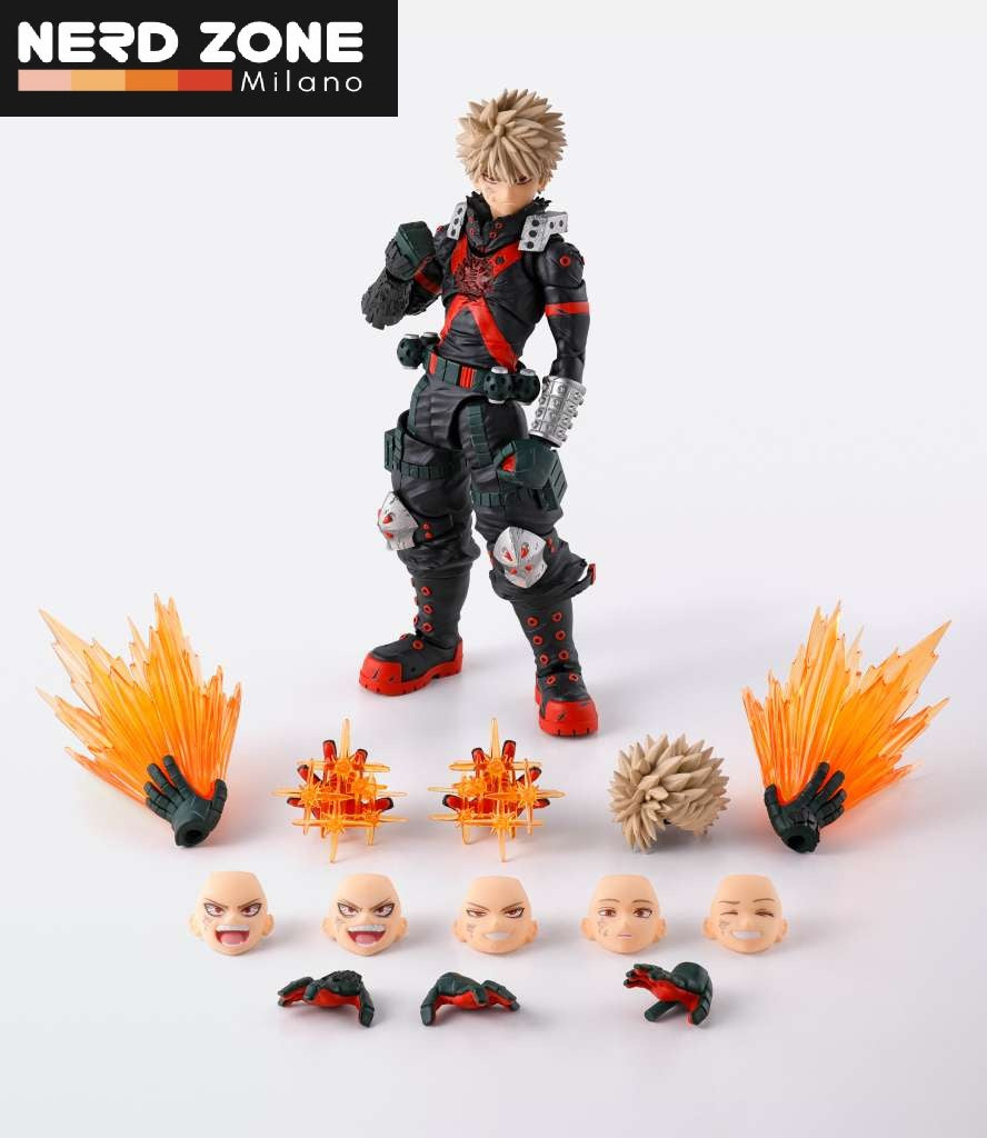 BANDAI - S.H. FIGUARTS My Hero Academia Katsuki Bakugo Beginning S.H.Figuarts