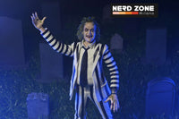 NECA - Beetlejuice 1988 Black And White Striped Suit