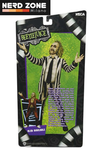 NECA - Beetlejuice 1988 Black And White Striped Suit