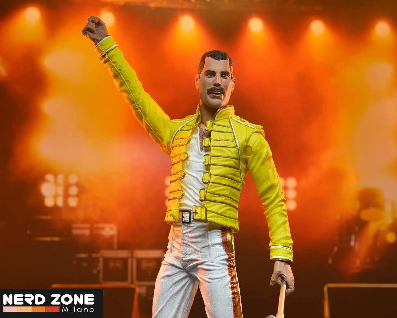 NECA - Freddie Mercury Yellow Jacket Action Figure
