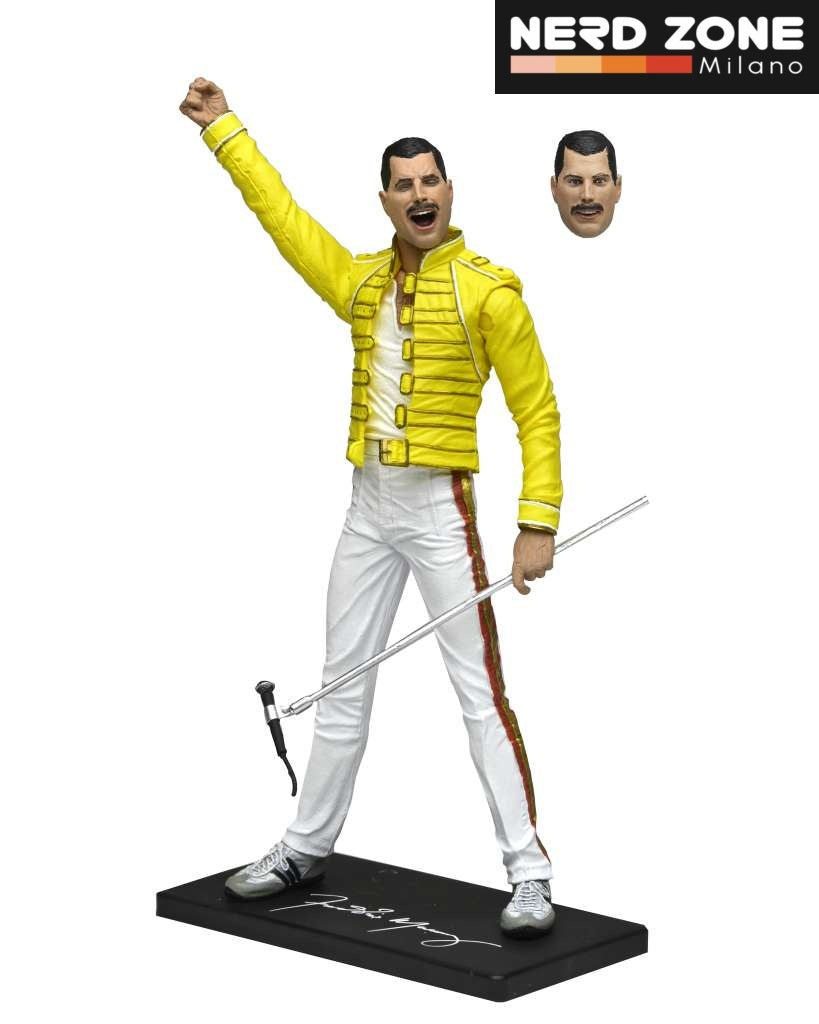 NECA - Freddie Mercury Yellow Jacket Action Figure