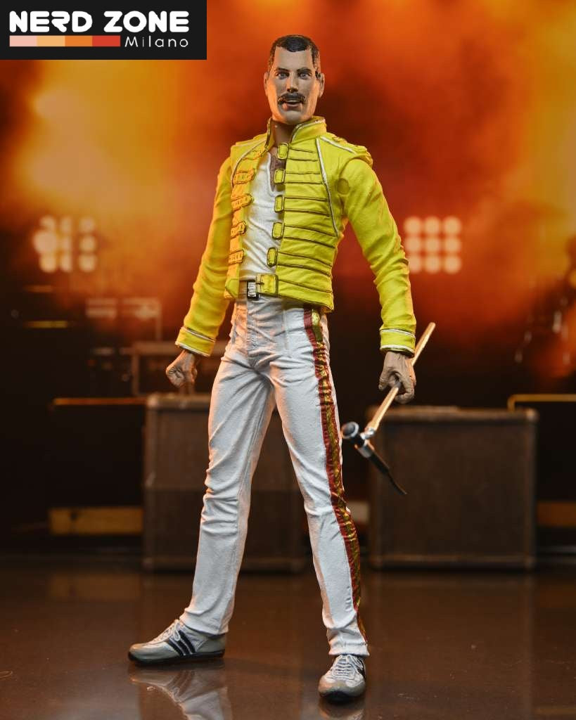 NECA - Freddie Mercury Yellow Jacket Action Figure