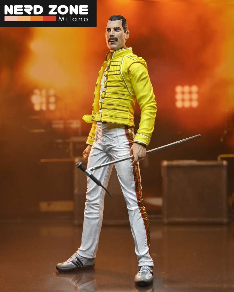NECA - Freddie Mercury Yellow Jacket Action Figure