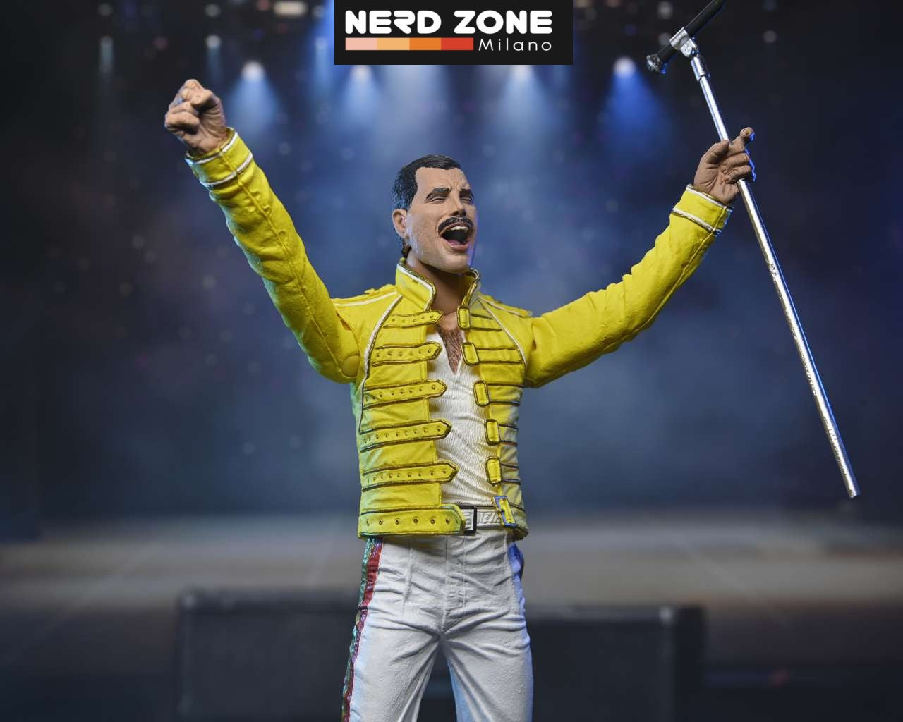 NECA - Freddie Mercury Yellow Jacket Action Figure