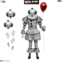 PRE ORDINE NECA - It Welcome To Derry Pennywise Black & White Ultimate Action Figure