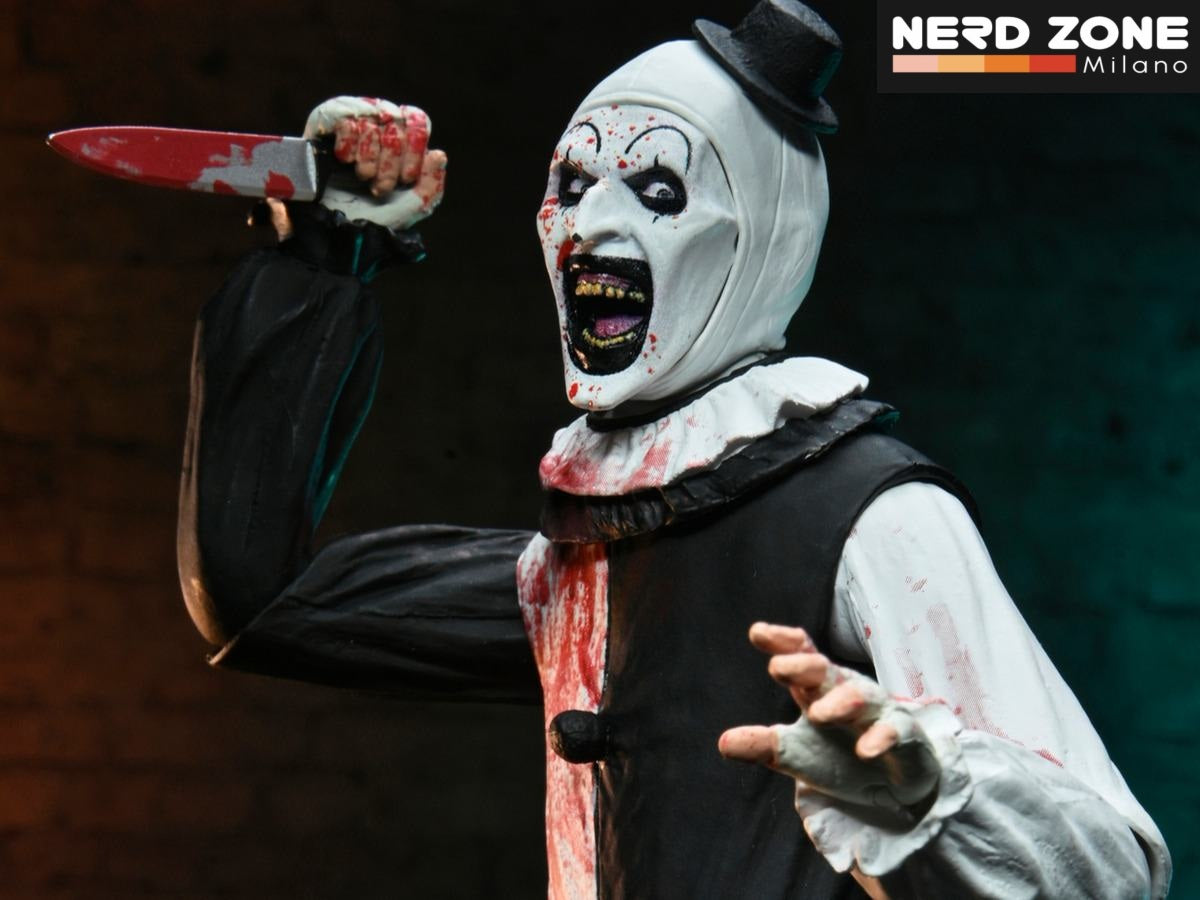 PRE ORDER - NECA - Terrifier 2 Art The Clown Blood Splattered Ultimate Af
