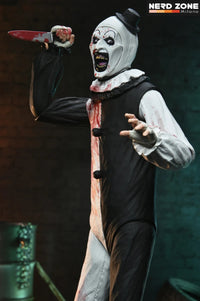 PRE ORDER - NECA - Terrifier 2 Art The Clown Blood Splattered Ultimate Af