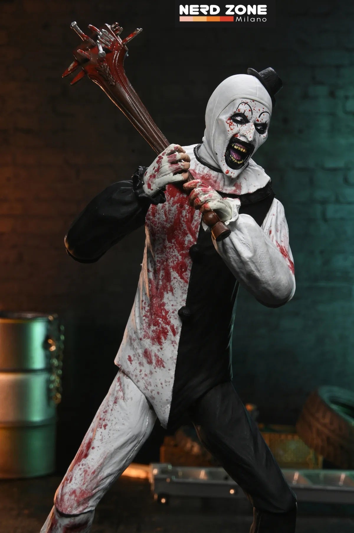 PRE ORDER - NECA - Terrifier 2 Art The Clown Blood Splattered Ultimate Af