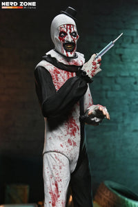 PRE ORDER - NECA - Terrifier 2 Art The Clown Blood Splattered Ultimate Af