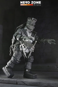 NECA - Universal Monsters x Teenage Mutant Ninja Turtles Action Figures 4-Pack Turtles Black & White 18 cm