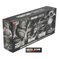 NECA - Universal Monsters x Teenage Mutant Ninja Turtles Action Figures 4-Pack Turtles Black & White 18 cm