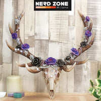 NEMESIS NOW - Antlers Of Eden Floral Decorated Animal Deer Skull