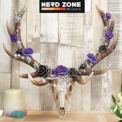 NEMESIS NOW - Antlers Of Eden Floral Decorated Animal Deer Skull