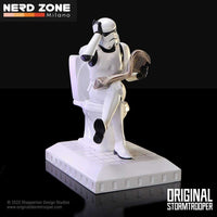 NEMESIS NOW - Original Stormtooper Pooper Trooper On A Toilet Figurine