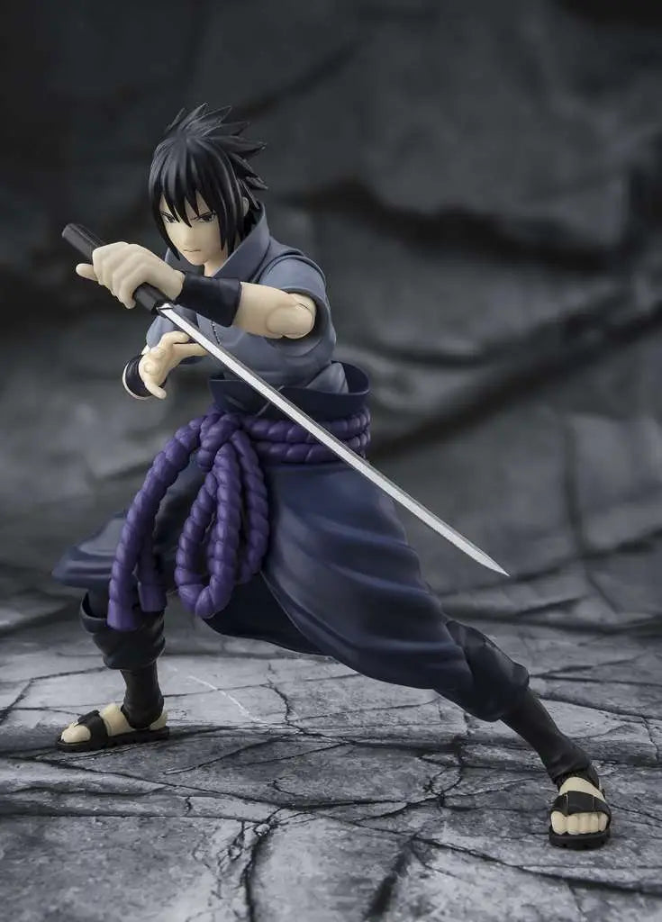 BANDAI - S.H. FIGUARTS Naruto Sasuke Uchiha Solitary Shinobi S.h.figuarts