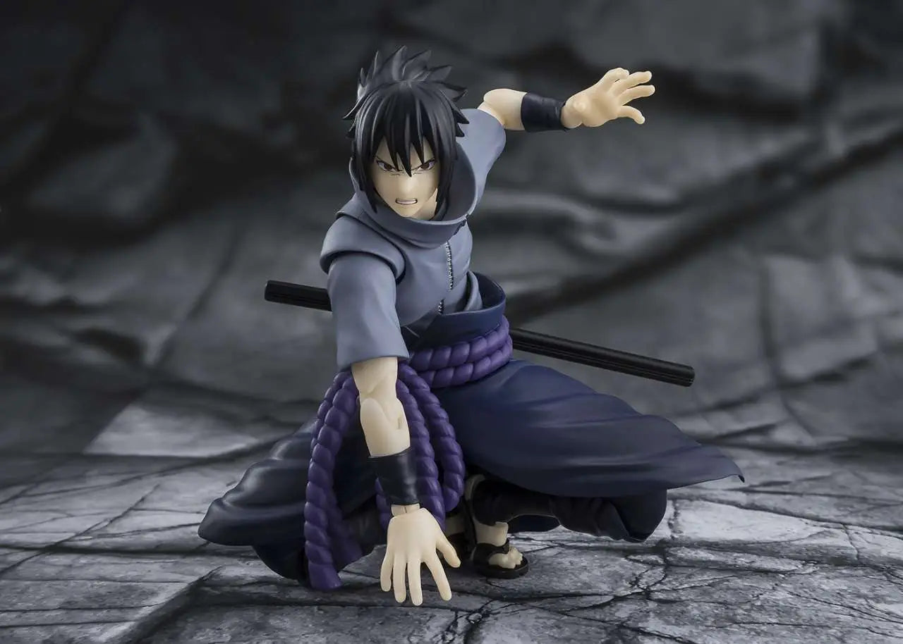 BANDAI - S.H. FIGUARTS Naruto Sasuke Uchiha Solitary Shinobi S.h.figuarts