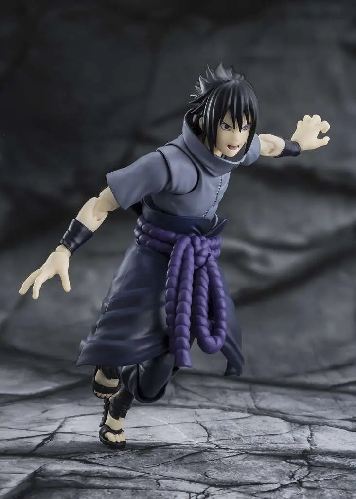 BANDAI - S.H. FIGUARTS Naruto Sasuke Uchiha Solitary Shinobi S.h.figuarts