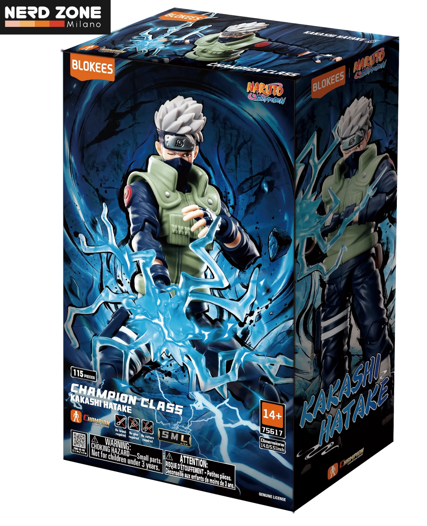PRE ORDINE - BLOKEES - Naruto Shippuden Kakashi Hatake Champion Class 06 Model Kit