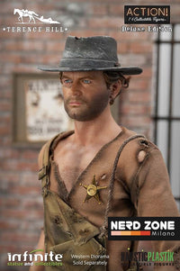 INFINITE STATUE - LO CHIAMAVANO TRINITA' - Terence Hill Old&Rare 1/6 Action Figure DELUXE