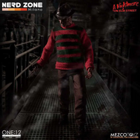 PRE ORDER - MEZCO - One 12 Coll Nightmare O/E Freddy Krueger