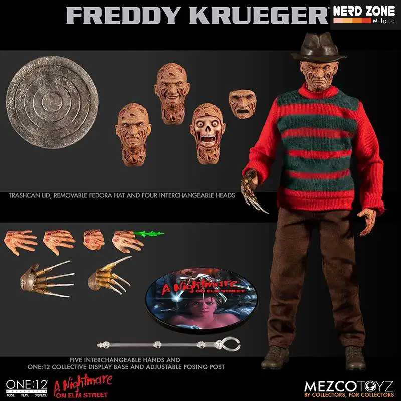 PRE ORDER - MEZCO - One 12 Coll Nightmare O/E Freddy Krueger