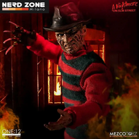PRE ORDER - MEZCO - One 12 Coll Nightmare O/E Freddy Krueger
