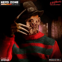 PRE ORDER - MEZCO - One 12 Coll Nightmare O/E Freddy Krueger