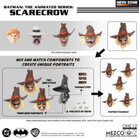 PRE ORDER - MEZCO - One 12 Collective Batman Animated Series Scarecrow Af