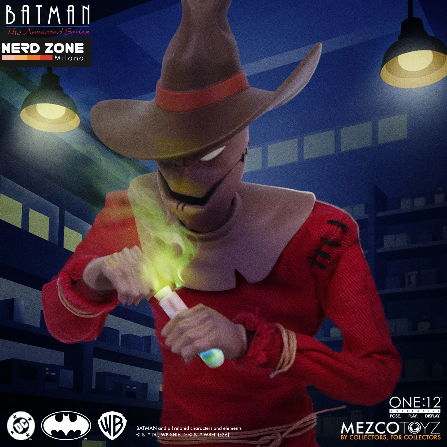 PRE ORDER - MEZCO - One 12 Collective Batman Animated Series Scarecrow Af