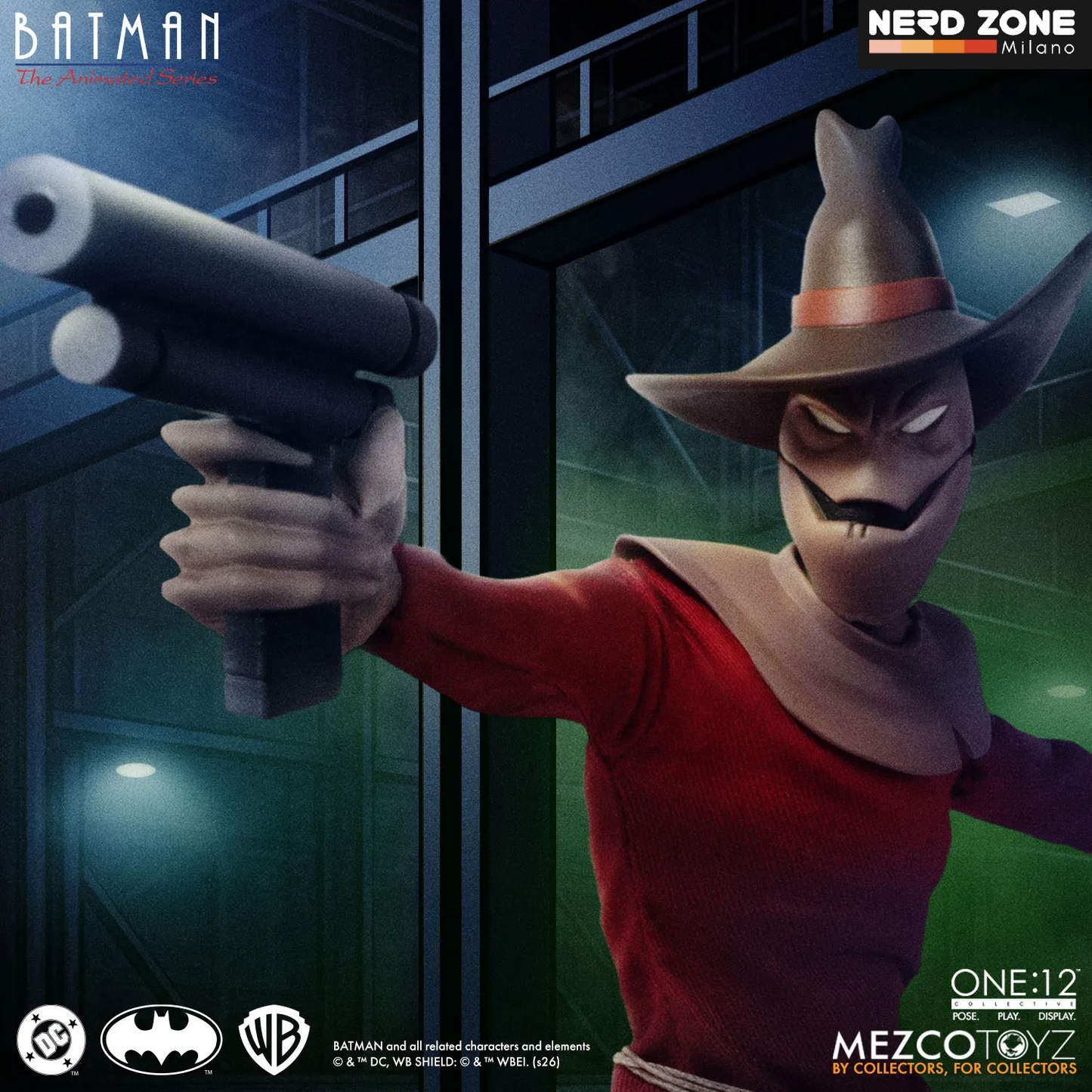PRE ORDER - MEZCO - One 12 Collective Batman Animated Series Scarecrow Af