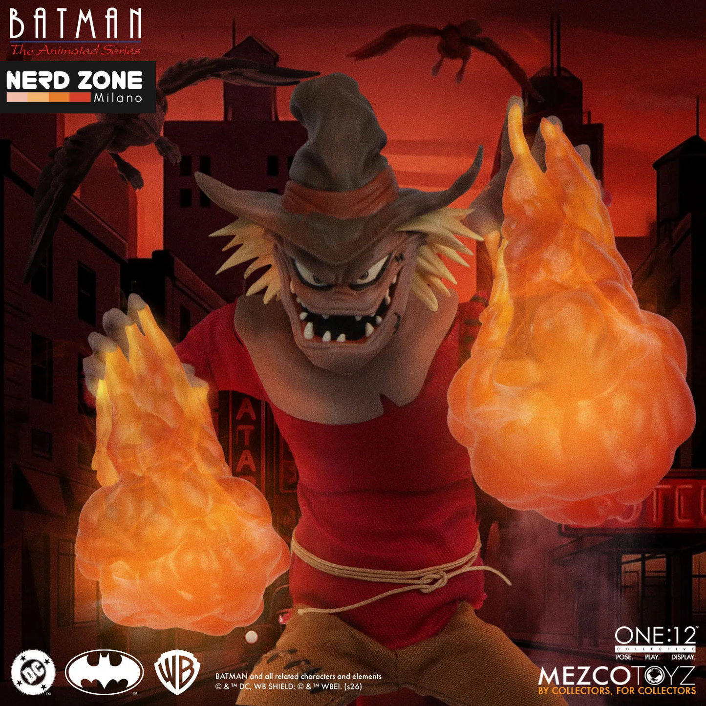 PRE ORDER - MEZCO - One 12 Collective Batman Animated Series Scarecrow Af