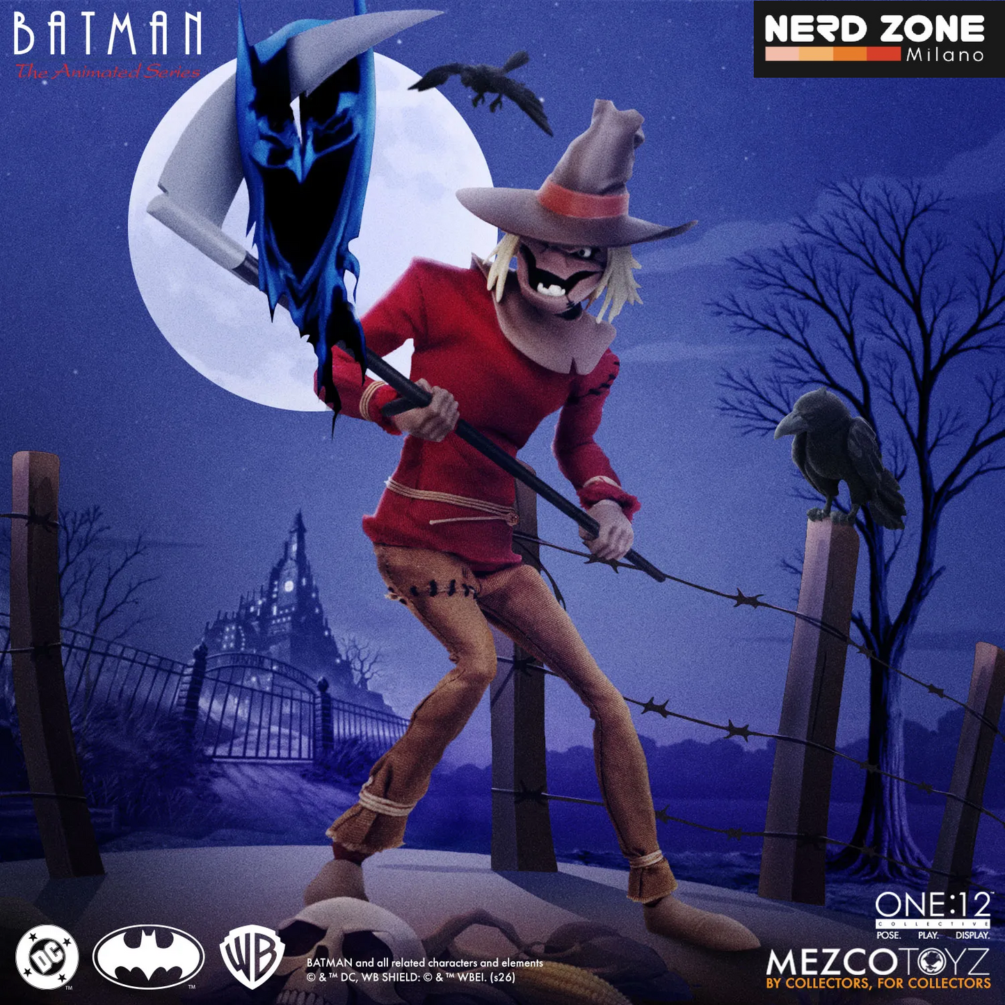 PRE ORDER - MEZCO - One 12 Collective Batman Animated Series Scarecrow Af