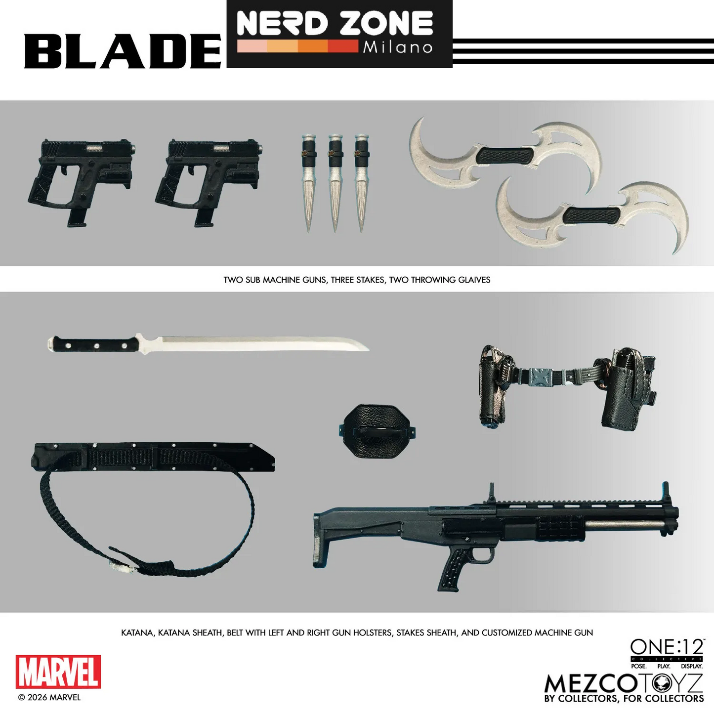 PRE ORDER - MEZCO - One 12 Collective Blade Action Figure