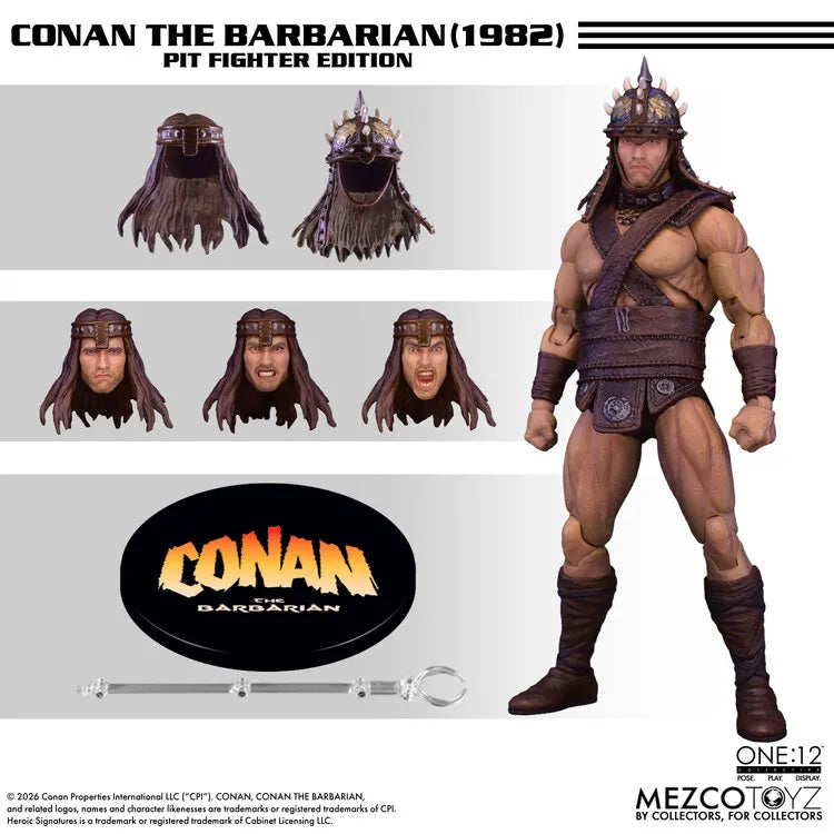 PRE ORDER - MEZCO - One 12 Collective Conan The Barbarian Pit Fighter Edition Action Figure
