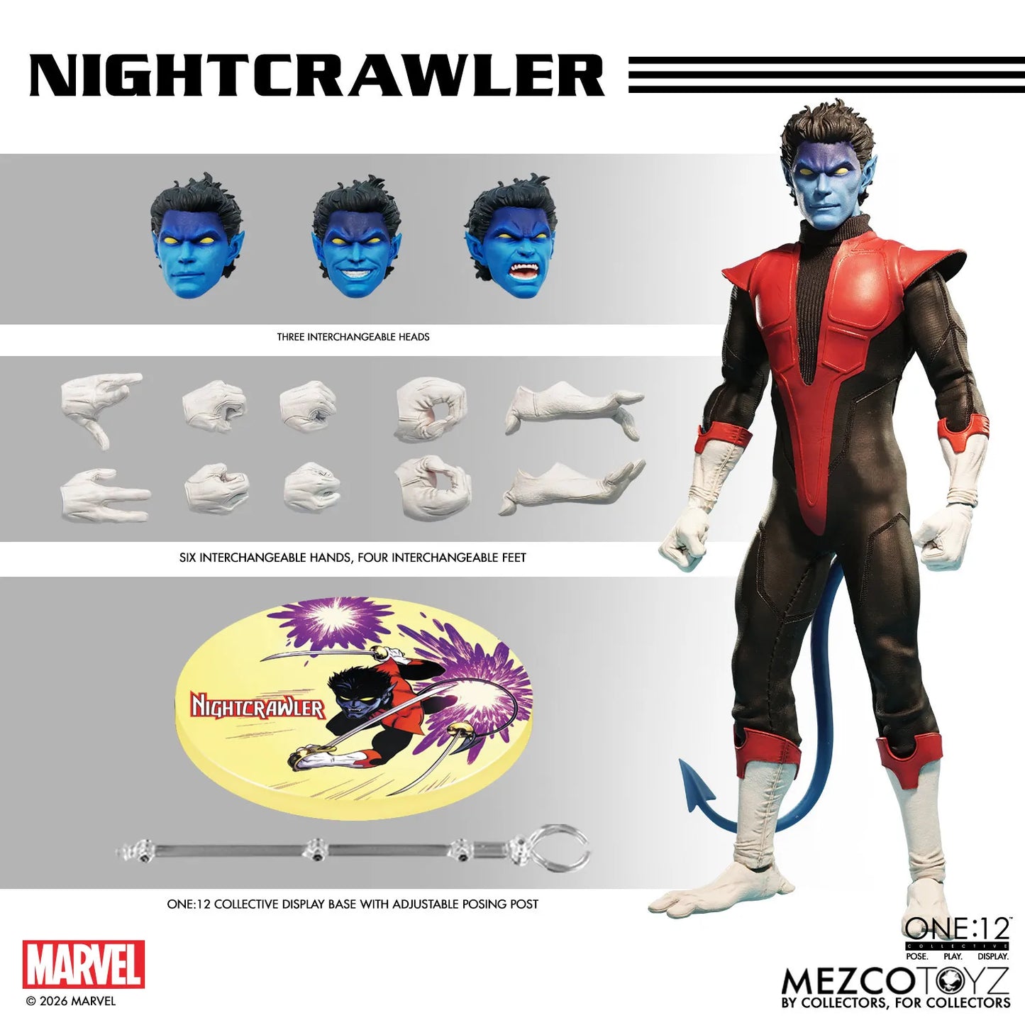 PRE ORDER - MEZCO - One 12 Collective Nightcrawler Af
