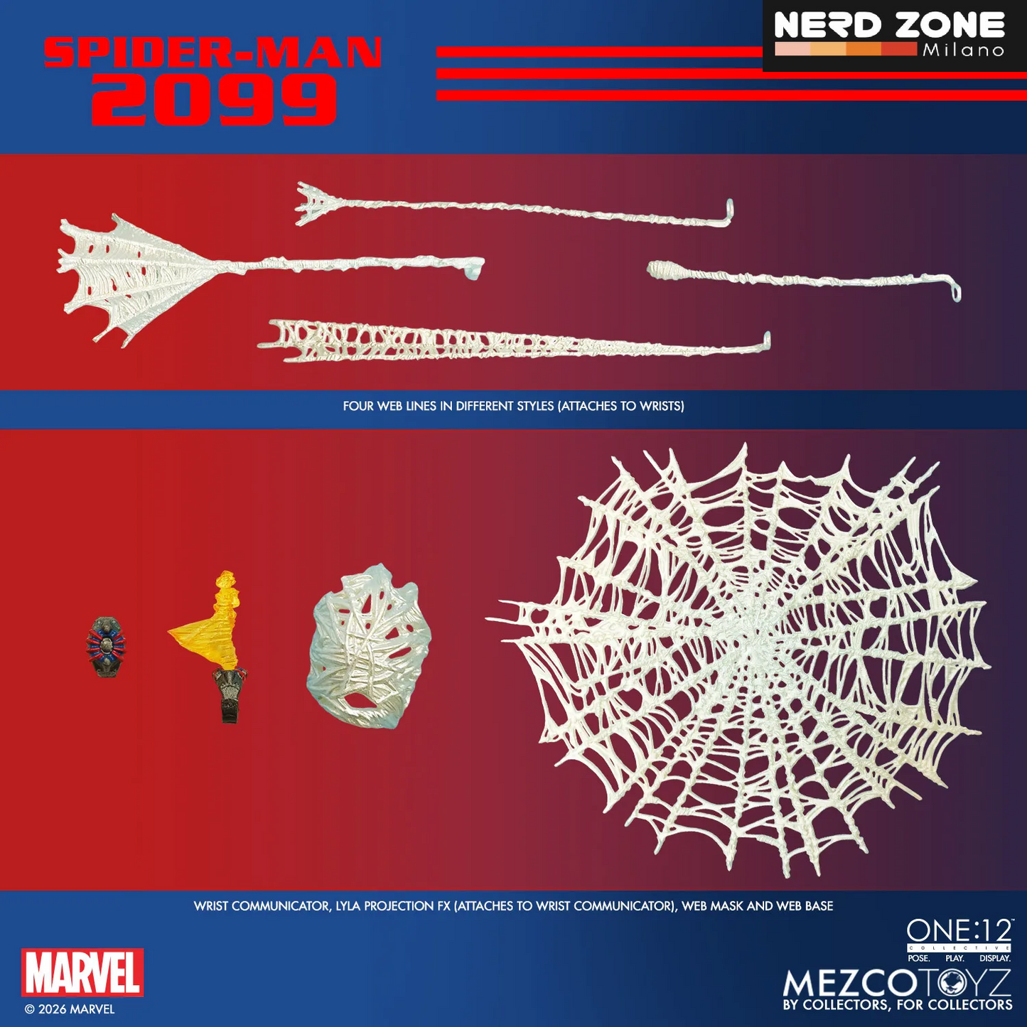 PRE ORDER - MEZCO - One 12 Collective Spider-man 2099 Af