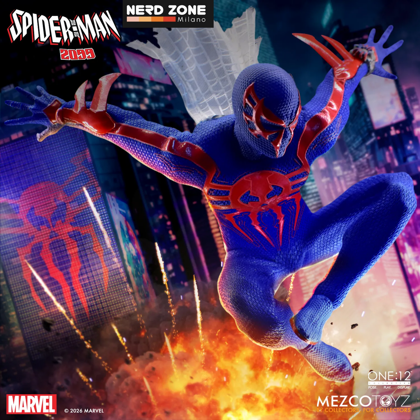 PRE ORDER - MEZCO - One 12 Collective Spider-man 2099 Af