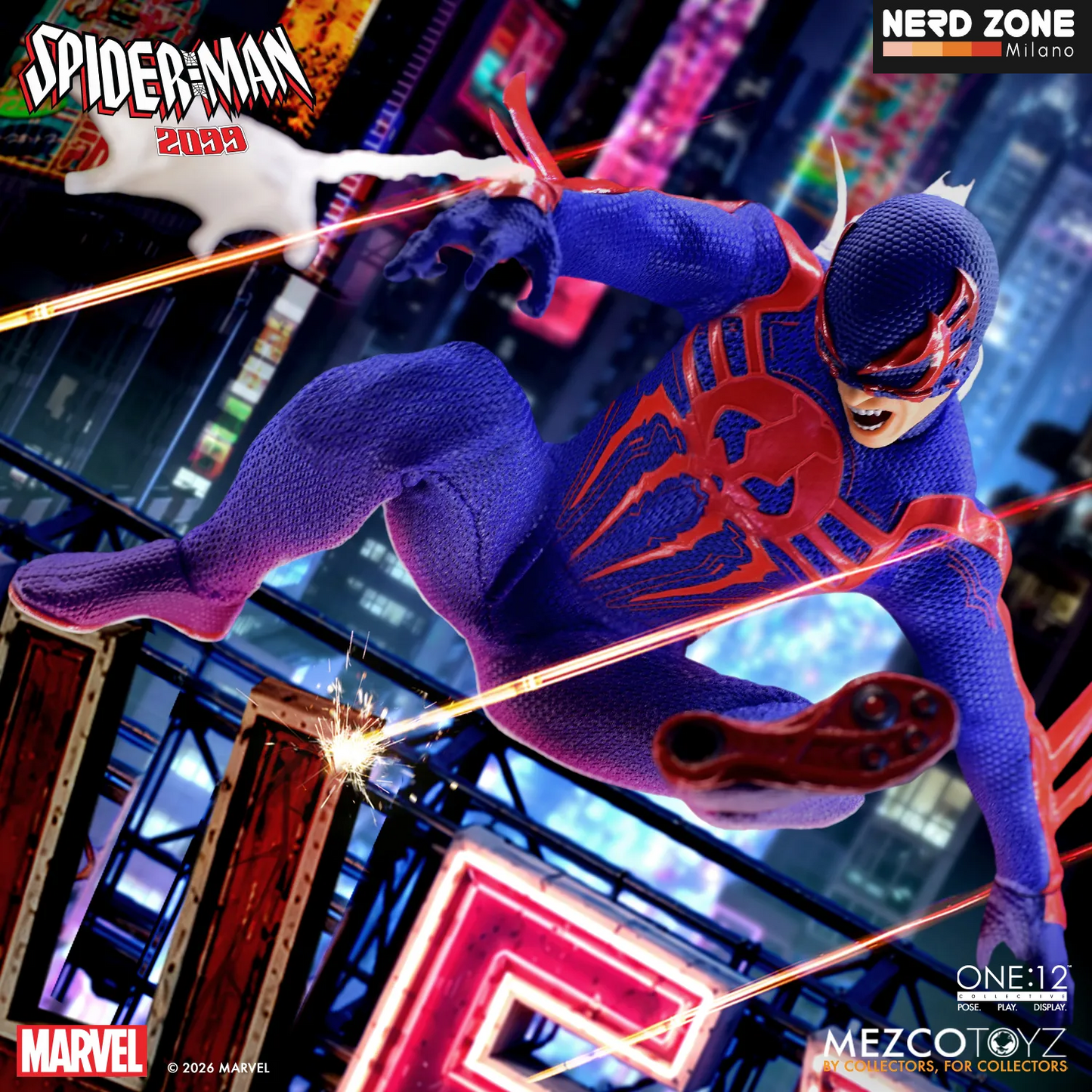 PRE ORDER - MEZCO - One 12 Collective Spider-man 2099 Af