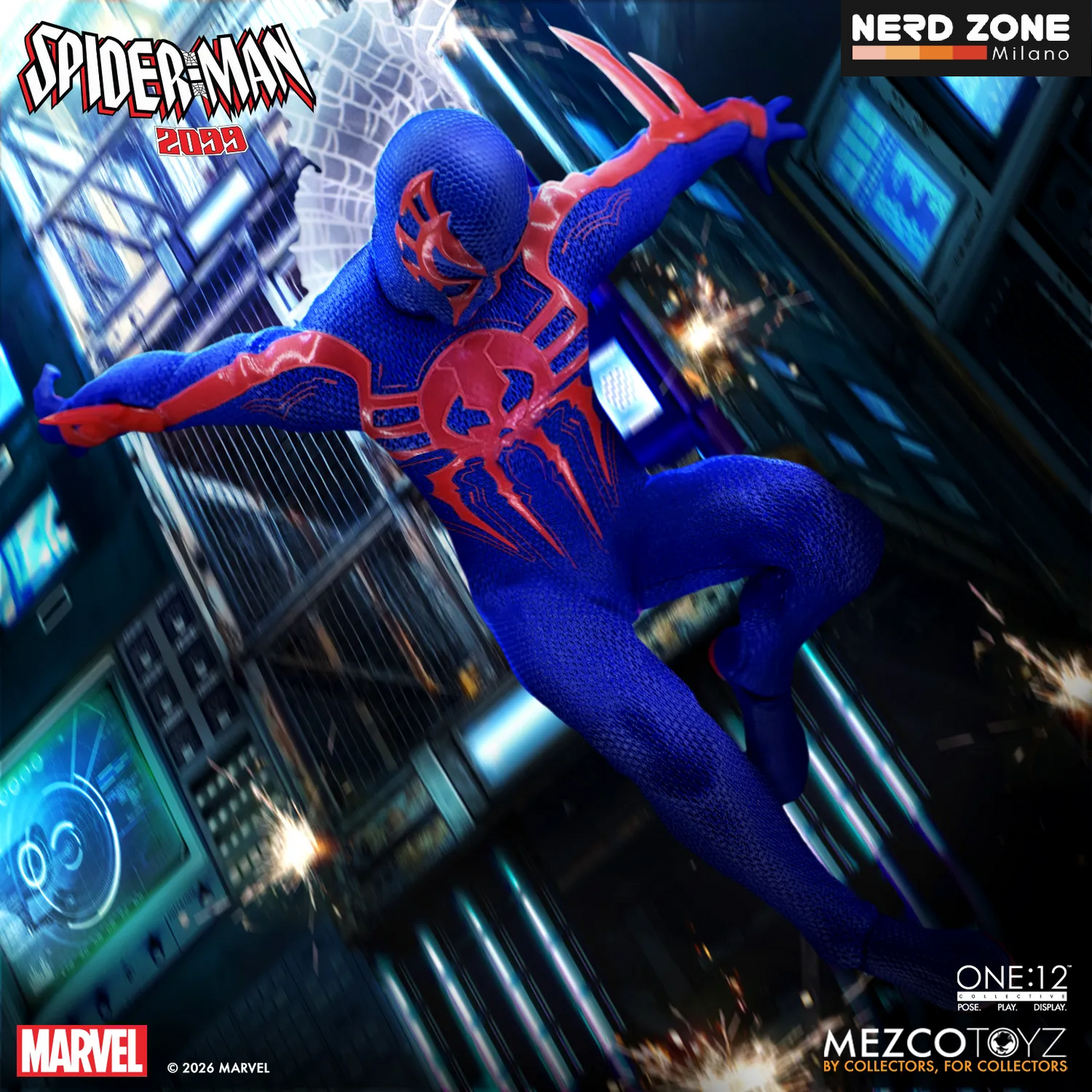 PRE ORDER - MEZCO - One 12 Collective Spider-man 2099 Af