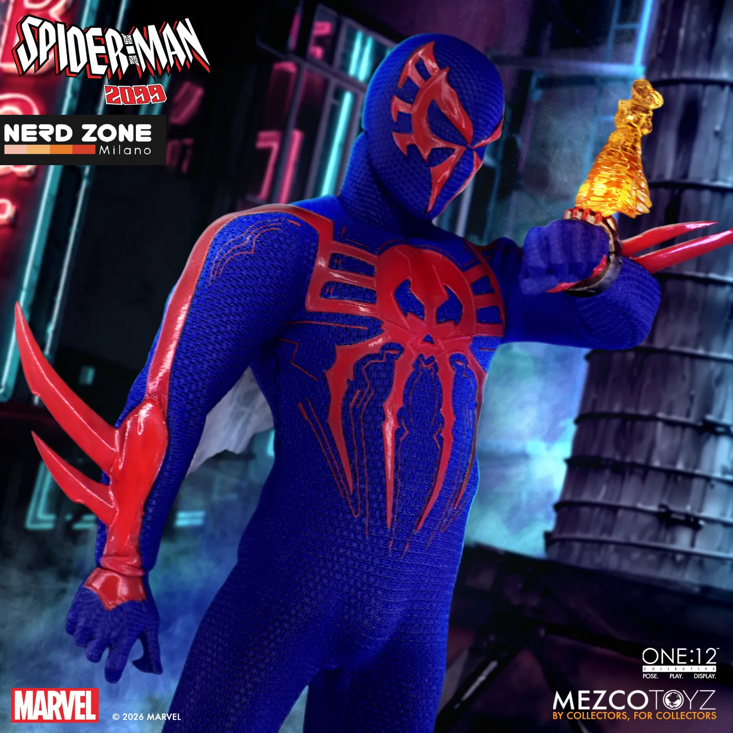 PRE ORDER - MEZCO - One 12 Collective Spider-man 2099 Af
