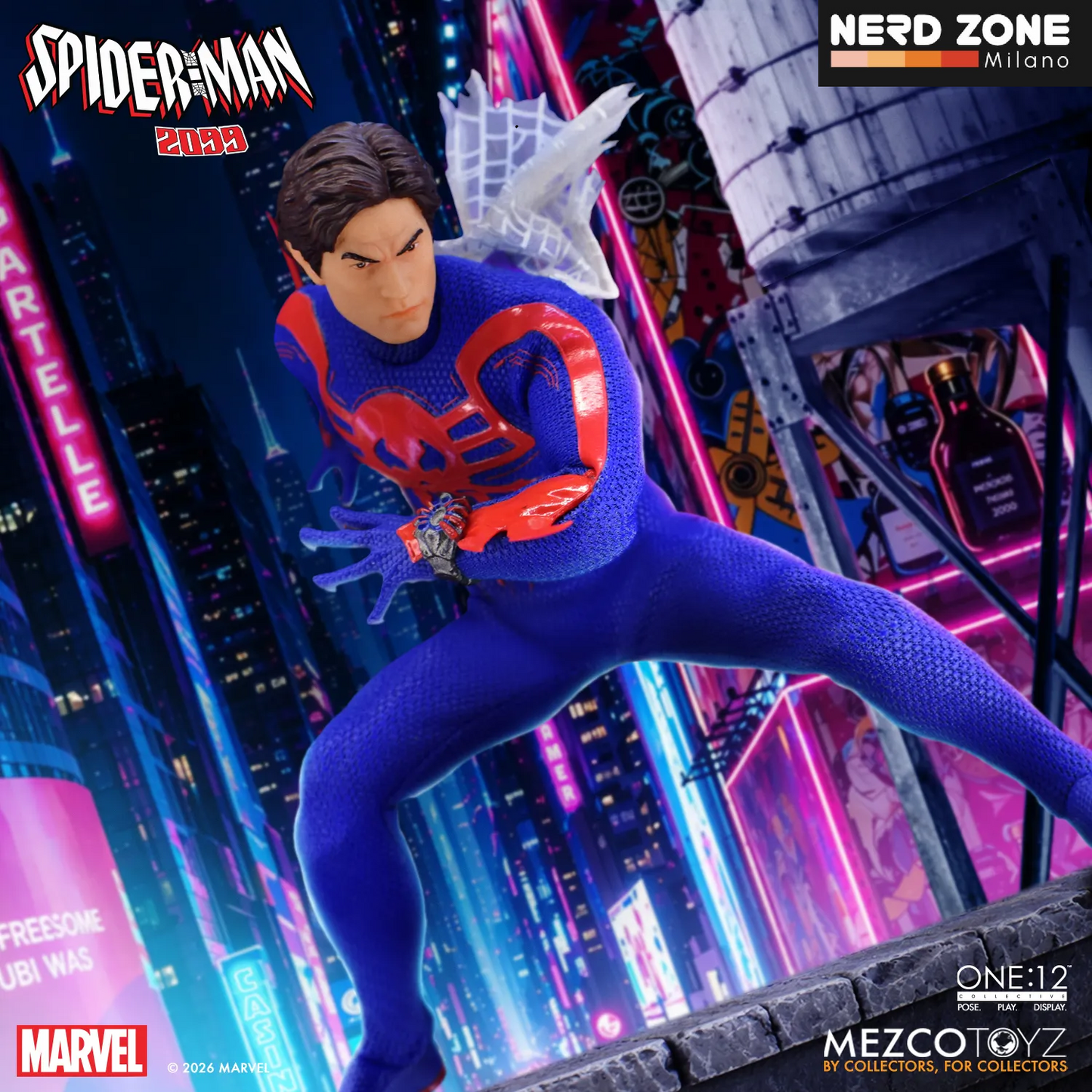PRE ORDER - MEZCO - One 12 Collective Spider-man 2099 Af