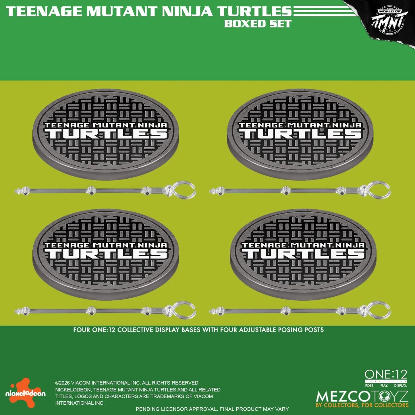 PRE ORDER - MEZCO - One 12 Collective Teenage Mutant Ninja Turtles Figures Box Set