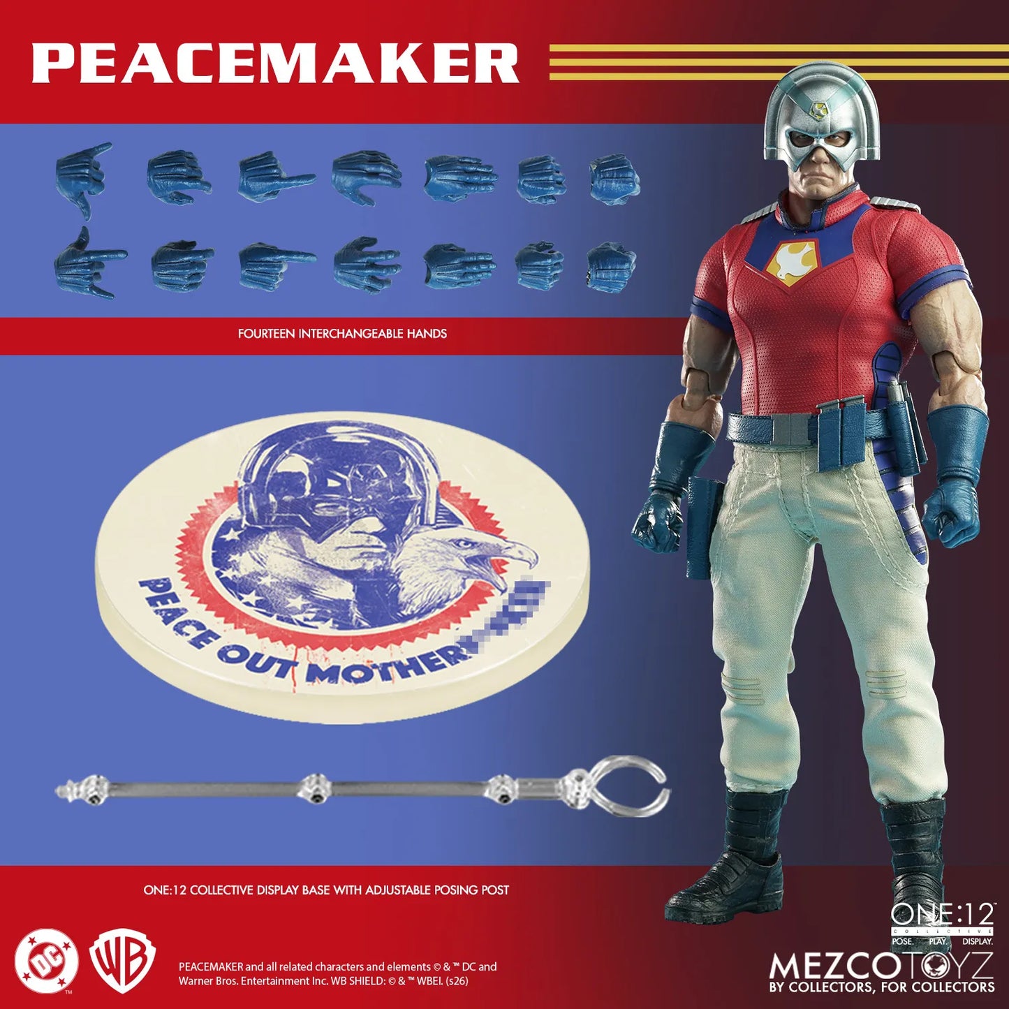 PRE ORDER - MEZCO - One12 Collective The Peacemaker Action Figure