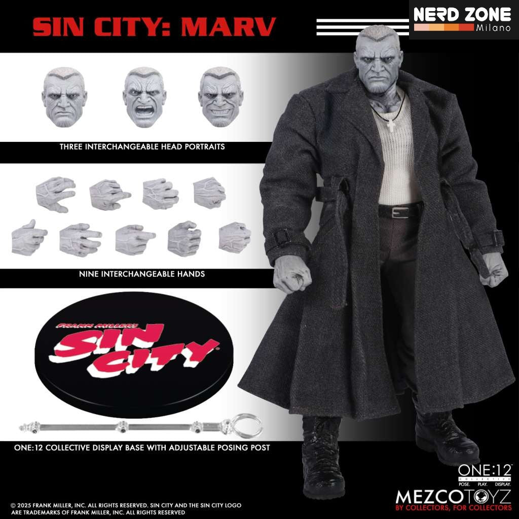 MEZCO - One 12 Collective  Sin City Marv Af