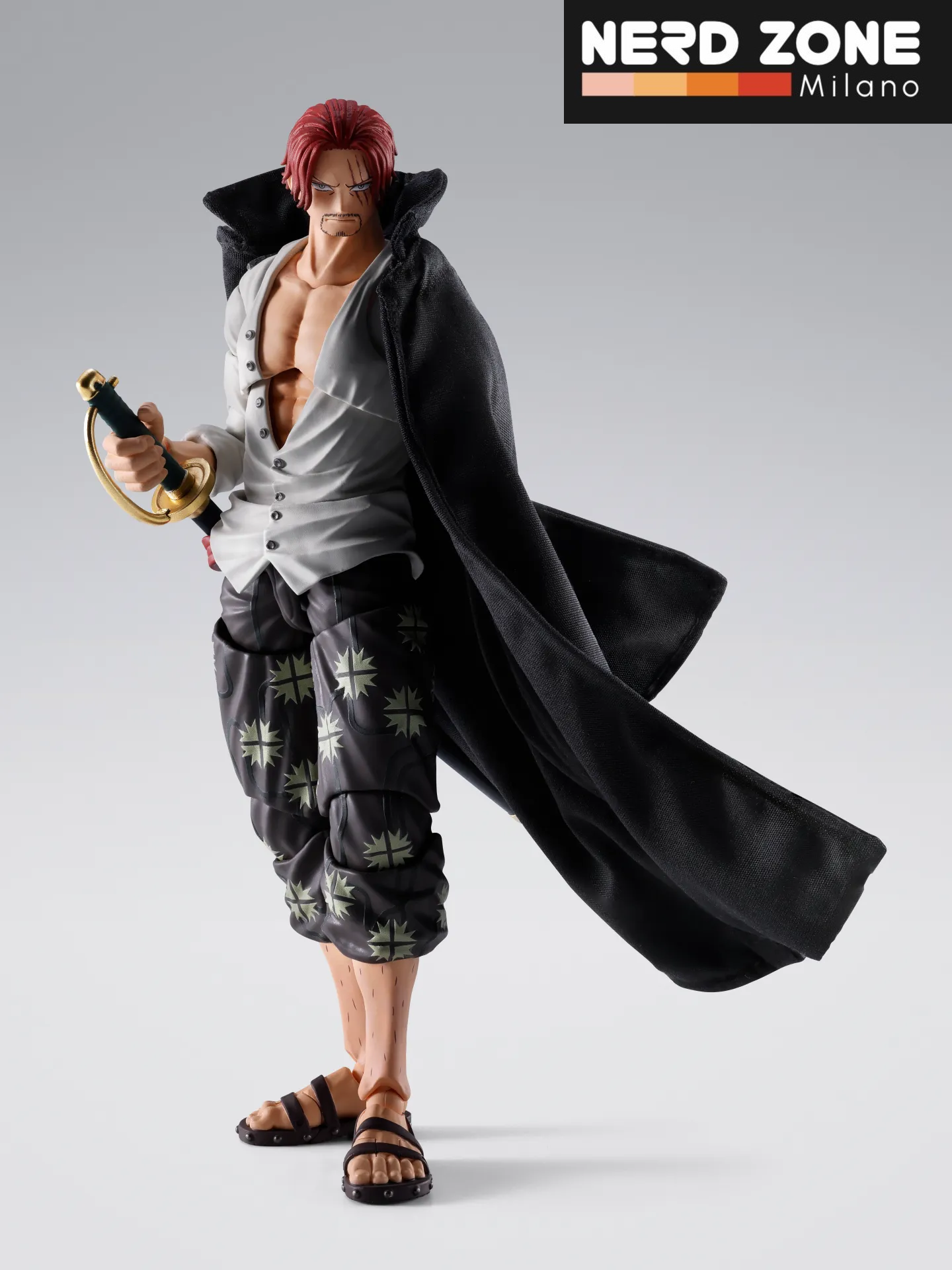 PRE ORDINE - BANDAI - S.H. FIGUARTS One Piece Shanks Marineford S.h.figuarts