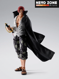PRE ORDINE - BANDAI - S.H. FIGUARTS One Piece Shanks Marineford S.h.figuarts